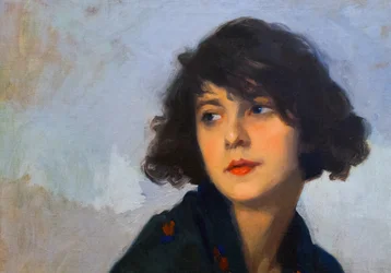 Woman with Green Shawl